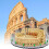 Roman Colosseum Model Micro Building Blocks Set 3