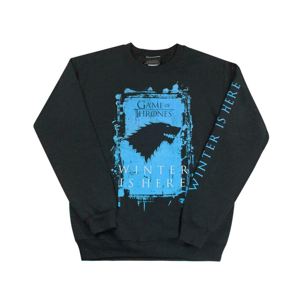 (Medium) Game of Thrones Sweatshirt (Mens Black) 