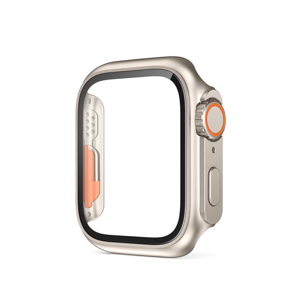 (Titanium Iwatch S6/S5/S4/Se 40Mm) Apple Watch Full Coverage Hard Pc Cover Case Gold 4754135895234