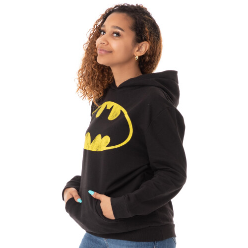 DC Comics (X-Large) DC Comics Batman Hoodie (Womens Black) 1