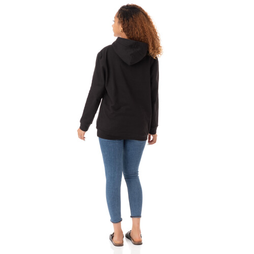 DC Comics (Large) DC Comics Hoodie (Womens Black) 1