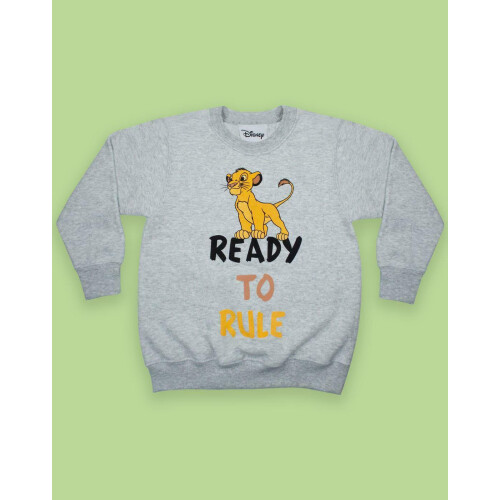 Disney (12-14 Years) Disney Sweatshirt (Boys Grey) 1