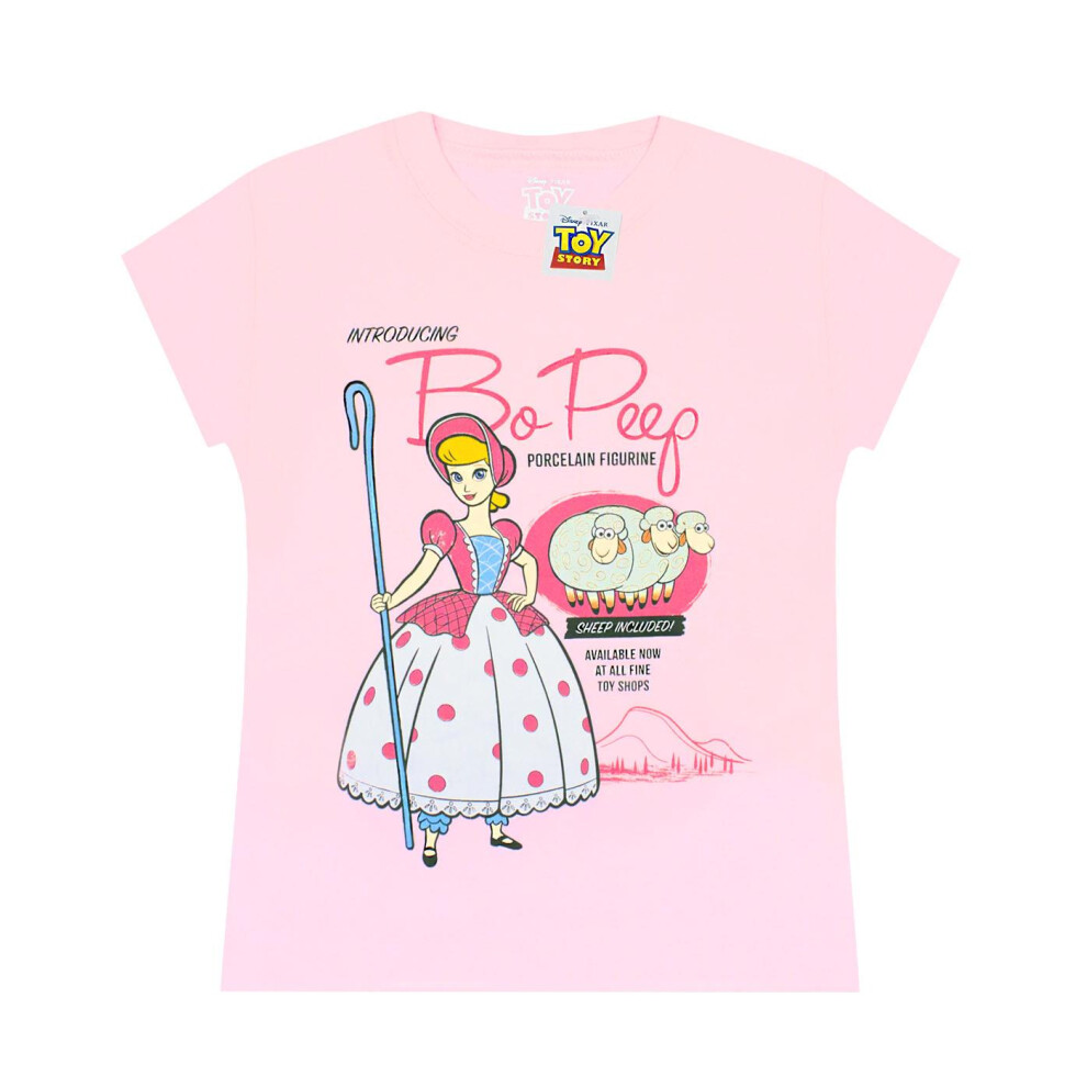 (12-14 Years) Disney Short Sleeved T-Shirt (Girls Pink)