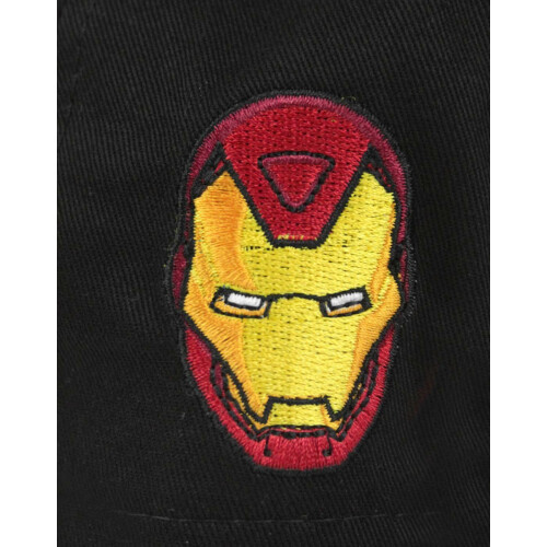 Marvel (S-M) Marvel Snapback Flat Cap (Unisex Black) 1
