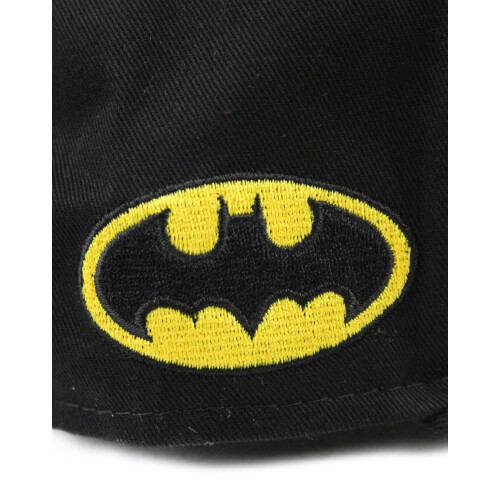 DC Comics (S-M) DC Comics Snapback Flat Cap (Unisex Black) 1