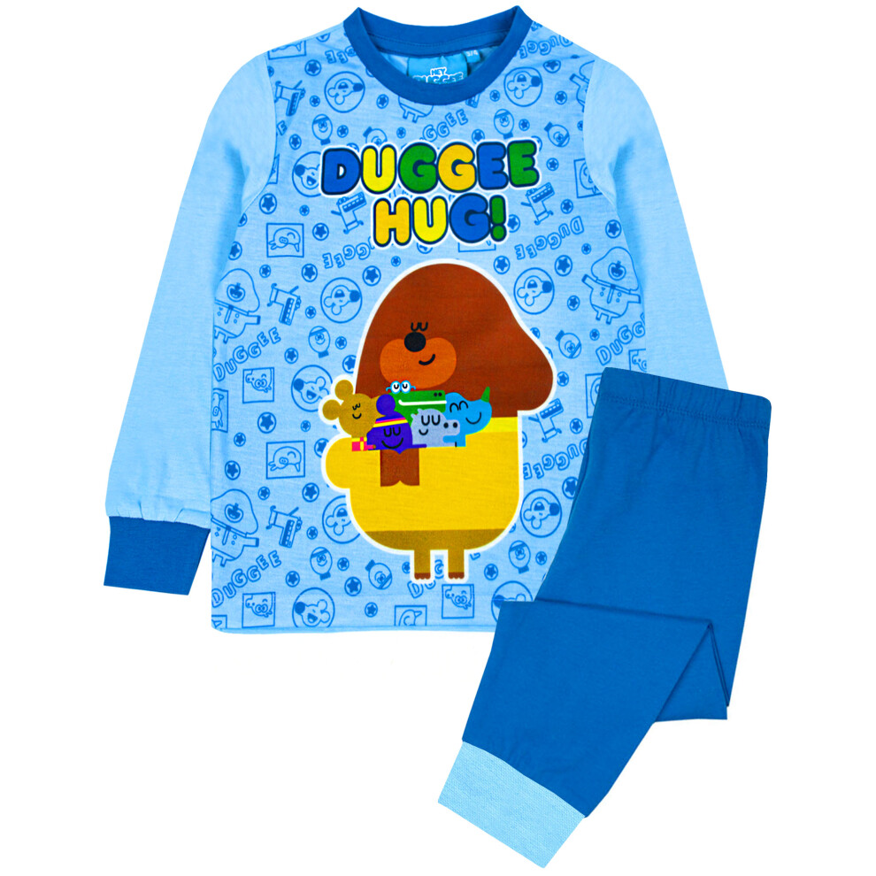 (18-24 Months) Hey Duggee Long Sleeve Long Leg Pyjama Set (Boys Blue)