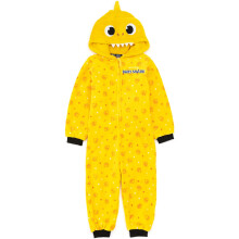 (3-4 Years) Baby Shark Onesie (Unisex Kids Yellow)