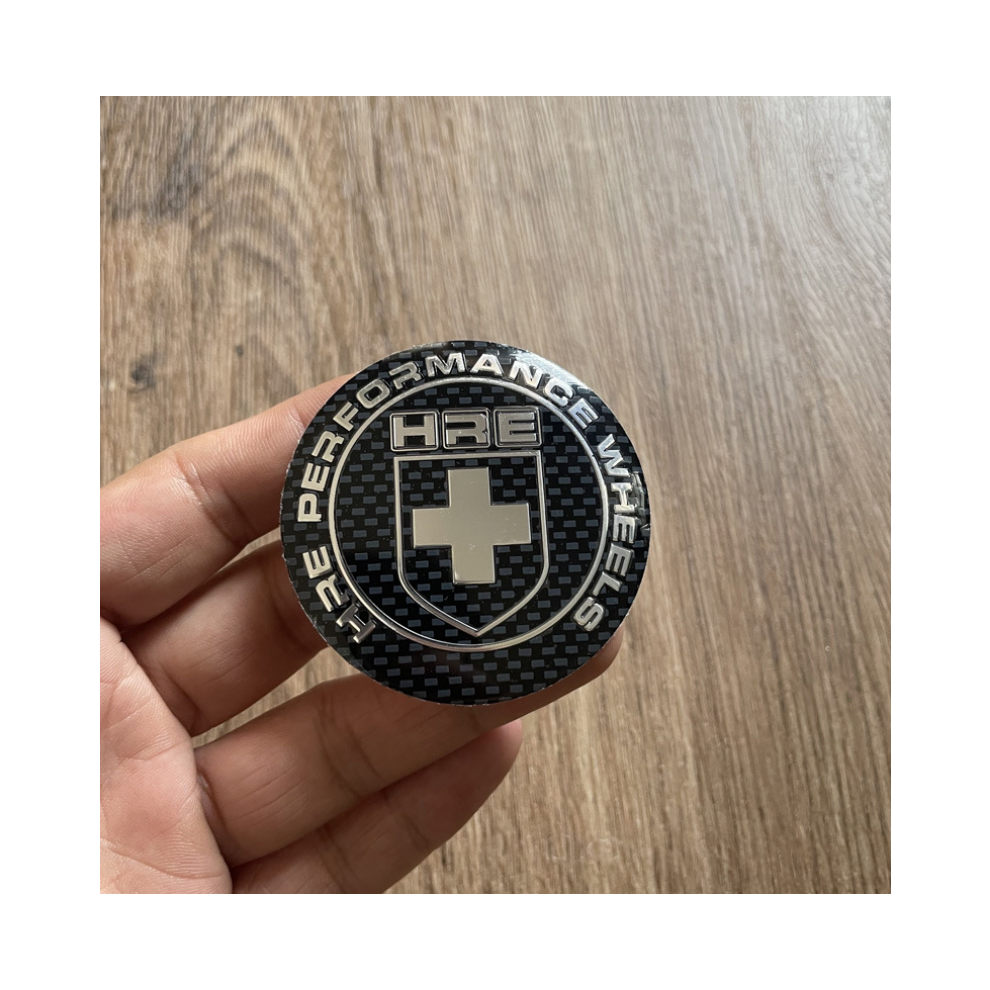 (56mm Grid HRE) 4Pcs HRE wheel center hub caps cover decal stickers-image-OPC-PDR7VGX-NEW