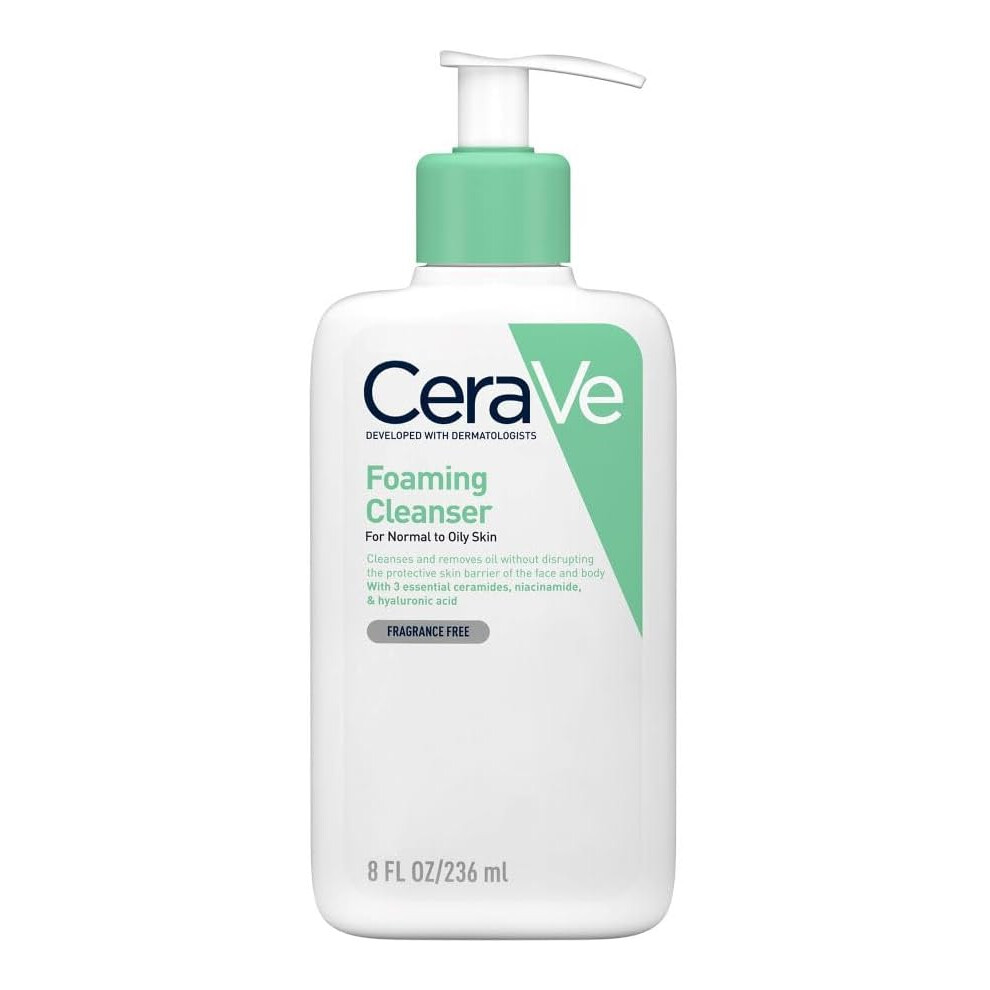 CeraVe Foaming Cleanser for Normal to Oily Skin 236ml