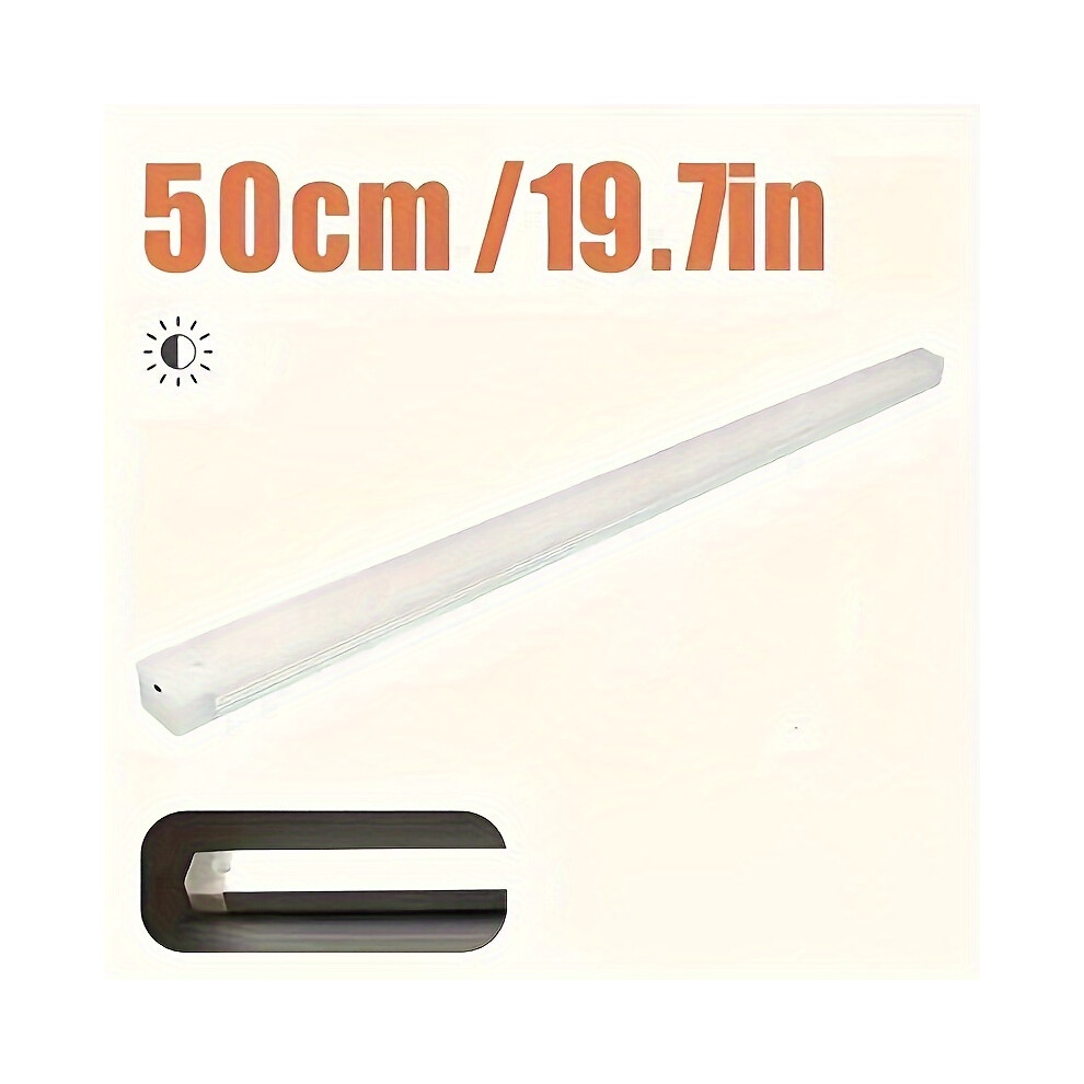 Bghone (Cold 50.04Cm) Under Cabinet Led Motion Sensor, Ultra-Thin Wireless Cabinet White/Light