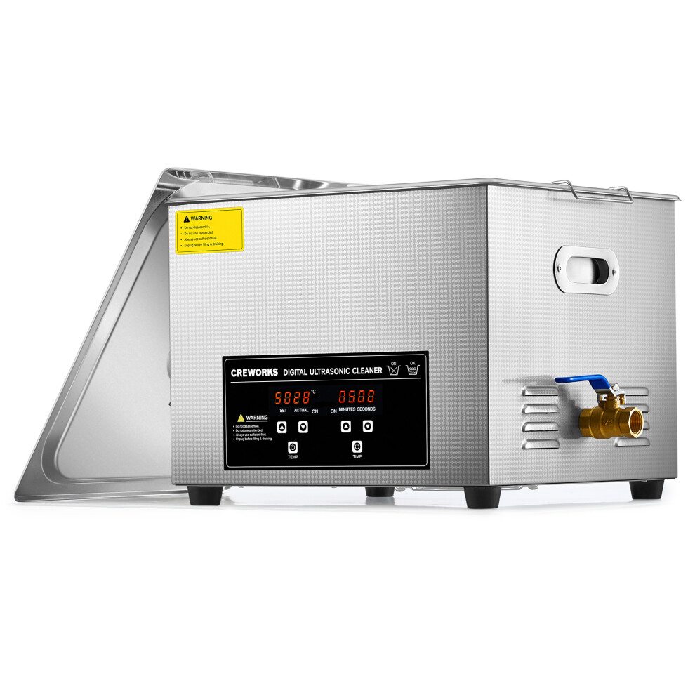 Crenex 15L Digital Ultrasonic Cleaner Cleaning Machine W/ Heater Timer