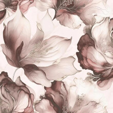 (Pink 212504) Muriva Elysian Floral Petal Pastel Wallpaper