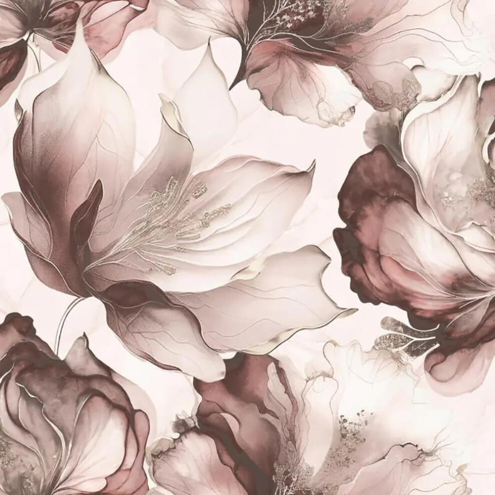 Muriva ( 212504) Elysian Floral Petal Pastel Wallpaper Pink