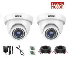 ZOSI 1080P CCTV 2pcs Security Camera For Home System IR Night Vision