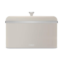 Tower T826130MSH Cavaletto Bread Bin, Carbon Steel, Latte