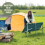 Milestone Camping Folding Single Camp Bed / 189cm x 64cm 6