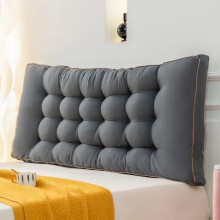 (black, 90x60x10cm) Large Headboard Pillow Lounge Sofa Cushion Bed Rest Reading Pillow