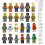 (F) Figurines miniatures Ninjago Blocs de construction - Jouets 24 pièces 1