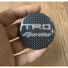 (#5) 4Pcs wheel center hub caps cover decal stickers 56mm For Toyota TRD