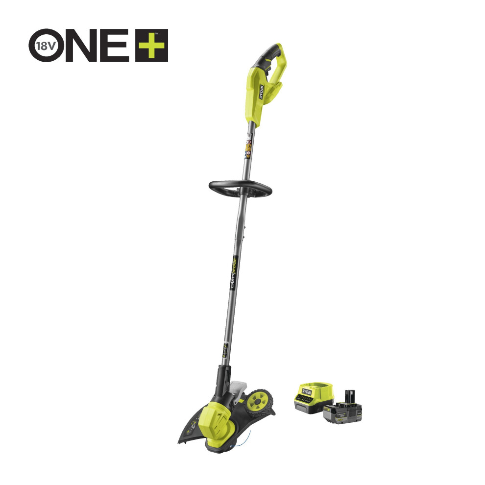 Ryobi RY18LT33A-140 18V ONE+ Cordless 33cm EasyEdge Grass Trimmer Starter Kit (1 x 4.0Ah)