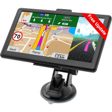 7 Inch GPS Navigator for Car Truck GPS Commercial Driver, Free Map Updates, Voice Guidance, Driving Alerts for Vehicles RV Semi Truck