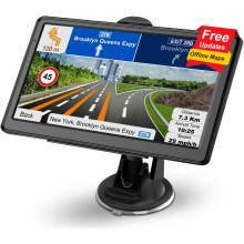 7 Inch GPS Navigator for Car Navigation System for Vehicle Truck GPS Commercial Drivers,Voice Command, Speed Camera Warning