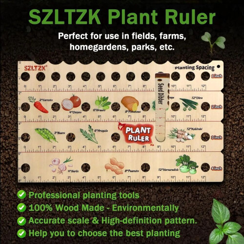Wooden Plant Seedling Dibbers Vegetable Planting Tool 2