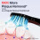 Brosse à dents électrique rechargeable avec 8 têtes de brossage 4