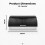 Tower Tower T826206BLK Solitaire Bread Bin, Stainless Steel, Black 8