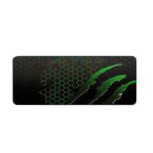 (Green) Mouse Pad Thicken Honeycomb Design Waterproof Sweatproof Non-slip Carpet Large Game Keyboard Mouse Mat Computer Accessories Qinghai