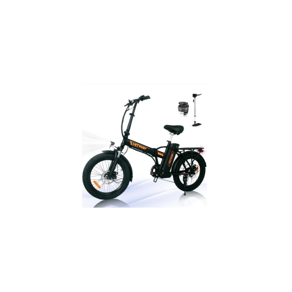 HITWAY BK11 Electric Folding Bike, 20 Fat Tire E Bike 250W