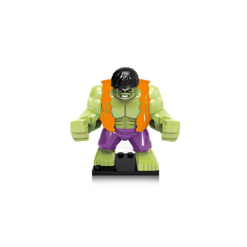 Ensemble de 4 pièces : figurine Hulk Locke et briques de construction 2