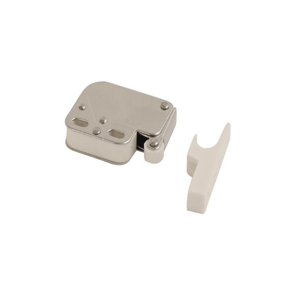 Mini Push To Open Latch Touch Release - White 5057670099518