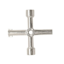 Meter Box Radiator Key Utility Service Gas Plumbers Key Packs - Key Type 4 Way Utility Key