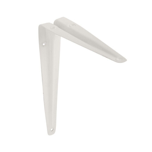 London Brackets Shelf Brackets L Shape Shelfs Shelves Shelving Support - Colour White, Size 9