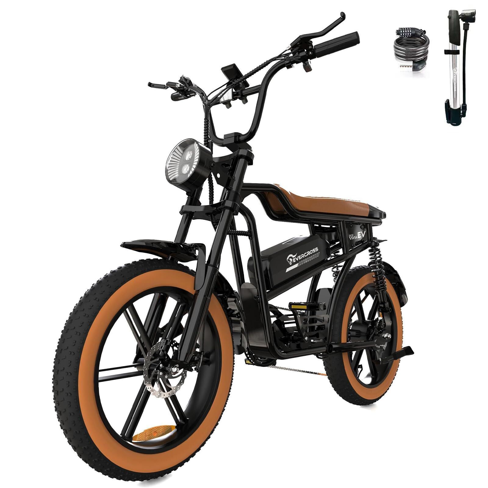 Tasche 40 X 20 X 25 Cm EVERCROSS EK30 Electric Bike, 20" x 4.0 Fat Tire, 25km/h, 48V 15Ah on OnBuy
