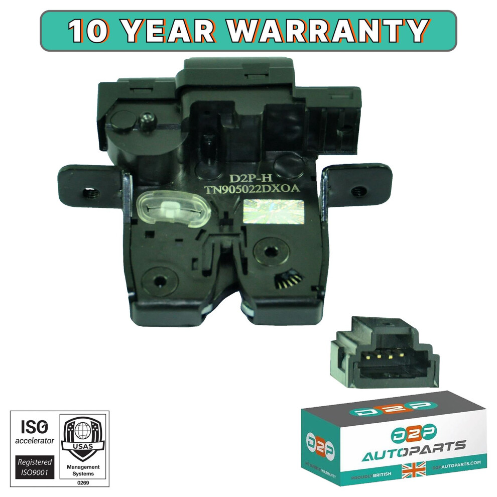 Tailgate Boot Lock Latch Catch Mechanism For Nissan Micra Mk3 Qashqai +2 Tiida 5056167425915
