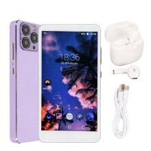 MP4 Player with Bluetooth and WiFi HiFi Sound 5.0inch Full Touch Screen Portable MP4 Player with Bluetooth Earbuds Purple