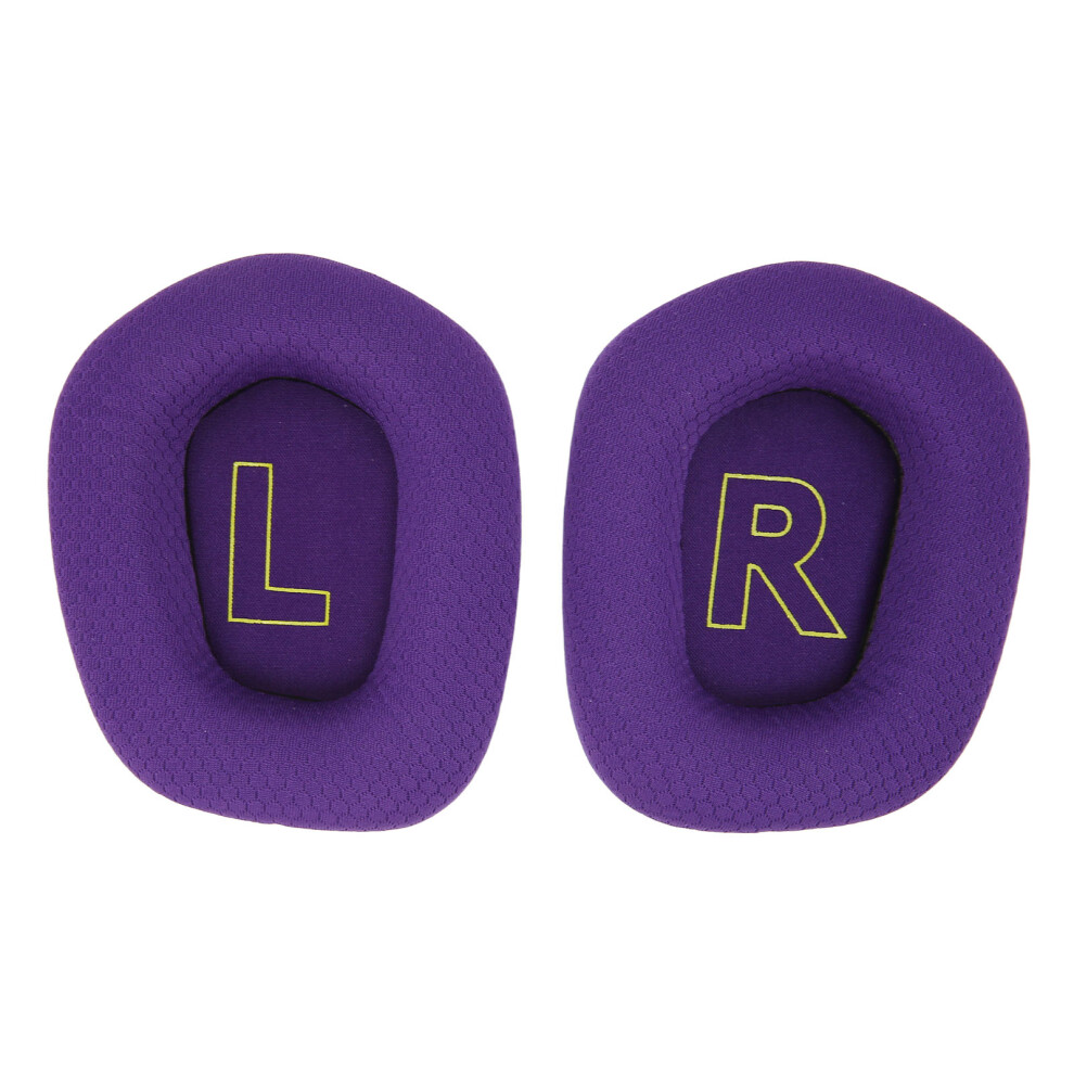 Earpads Cushions Breathable Comfortable Elastic Replacement Ear Pads For Logitech G733 Headphones Purple 8131496714965