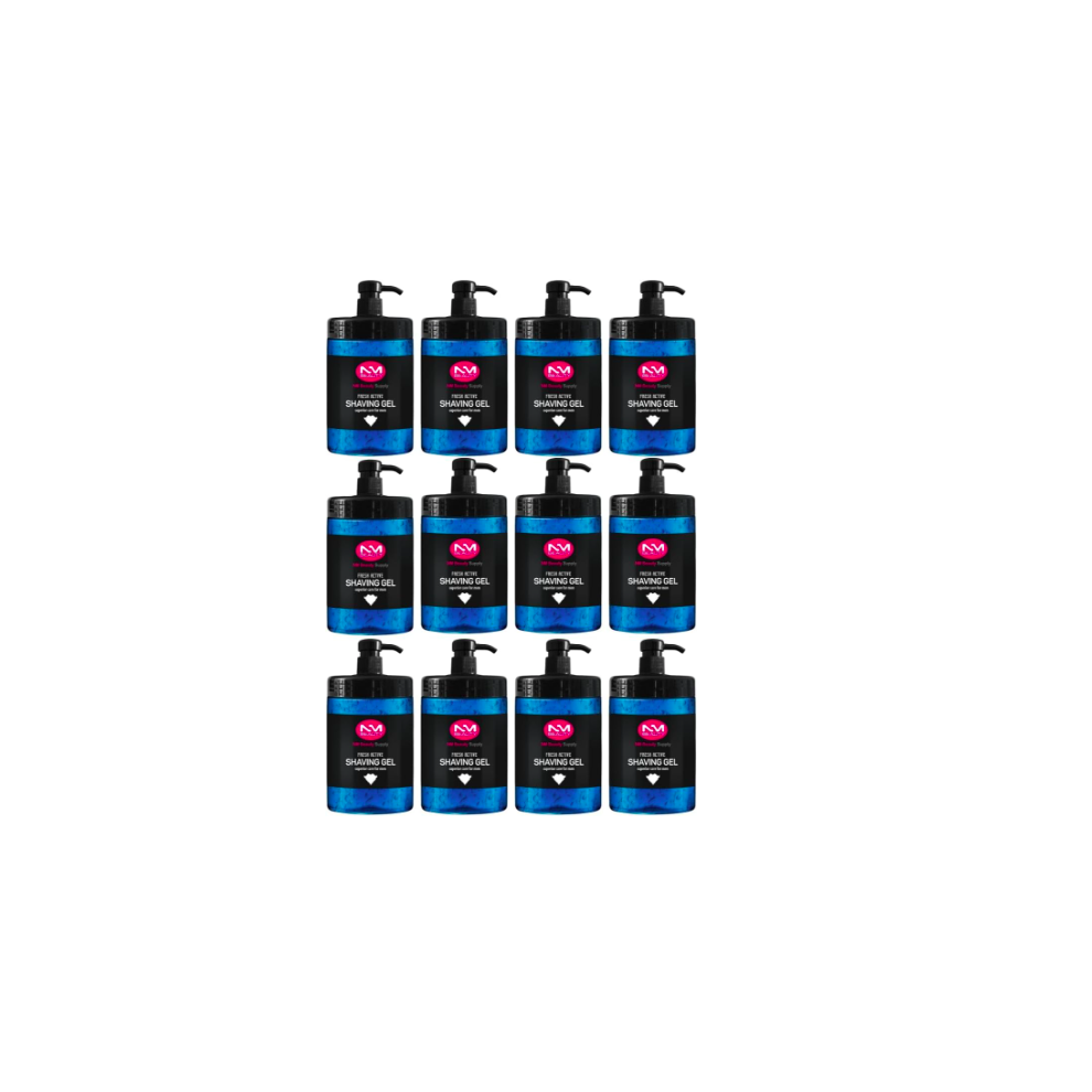 Nmb Shaving Gel1000ml- 12Pcs- Next Day Free Del