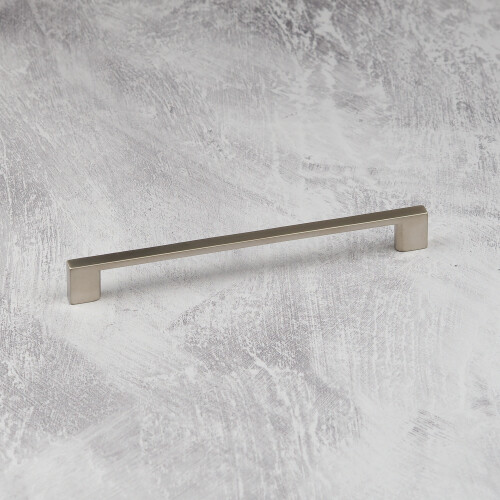 160mm Brushed Matt Nickel Square D Kitchen Cabinet Handle 1