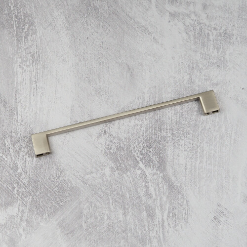 160mm Brushed Matt Nickel Square D Kitchen Cabinet Handle 2