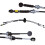 GEAR LEVER/CONTROL LINKAGE CABLE SET FOR RENAULT TRAFIC 2001> ONWARDS 7701477671 5