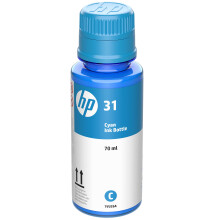 HP 31 Authentische Cyan-Tinte 70 mL (1VU26AE) für HP Smart Tank 455/457/513/Plus 555/Plus 559/Plus 570/Plus 655