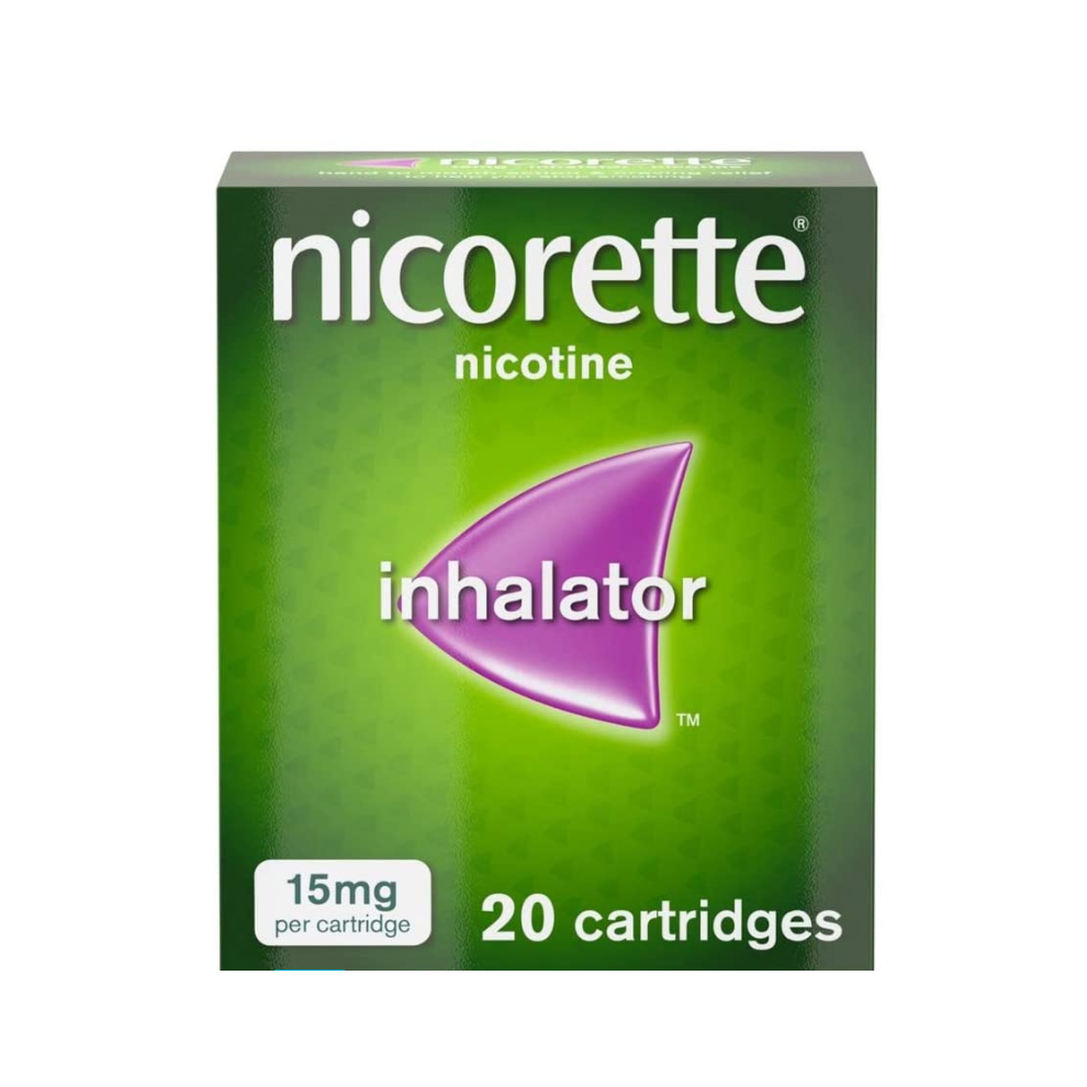 Nicorette inhalator 15mg 20 cartridges