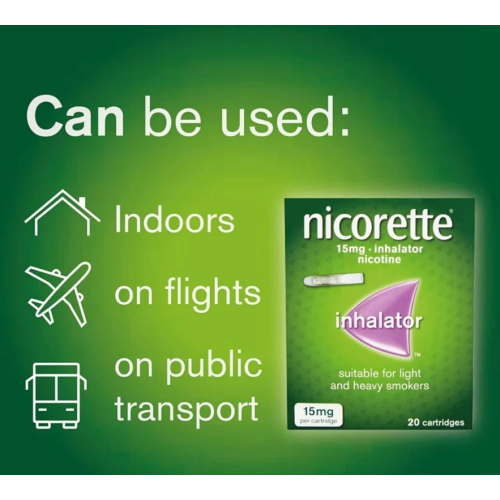 Nicorette Nicorette inhalator 15mg 20 cartridges 1