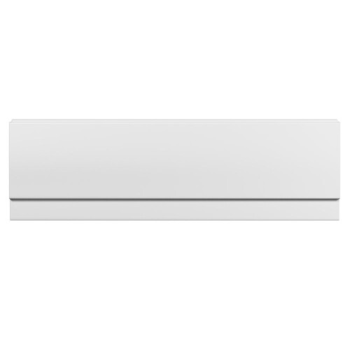 NES Home 1700mm Modern High Gloss White Front & End Bath Panel Acrylic Bathroom 2