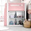 Bedmaster (No Mattress) Lacy Pink Storage Mid Sleeper Bed 6