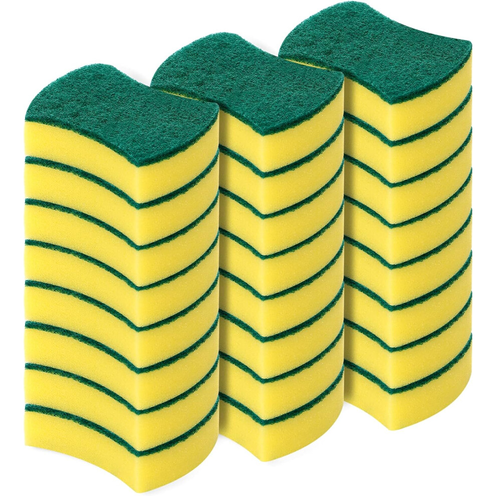 Kitchen Cleaning Sponges 24 Pack Eco Non-Scratch Dish,Scrub Sponges