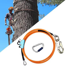 1/2 Inch X 8 Inch Steel Wire Core Flip Line Kit Climbing Positioning Rope For Arborists Climbers Tr